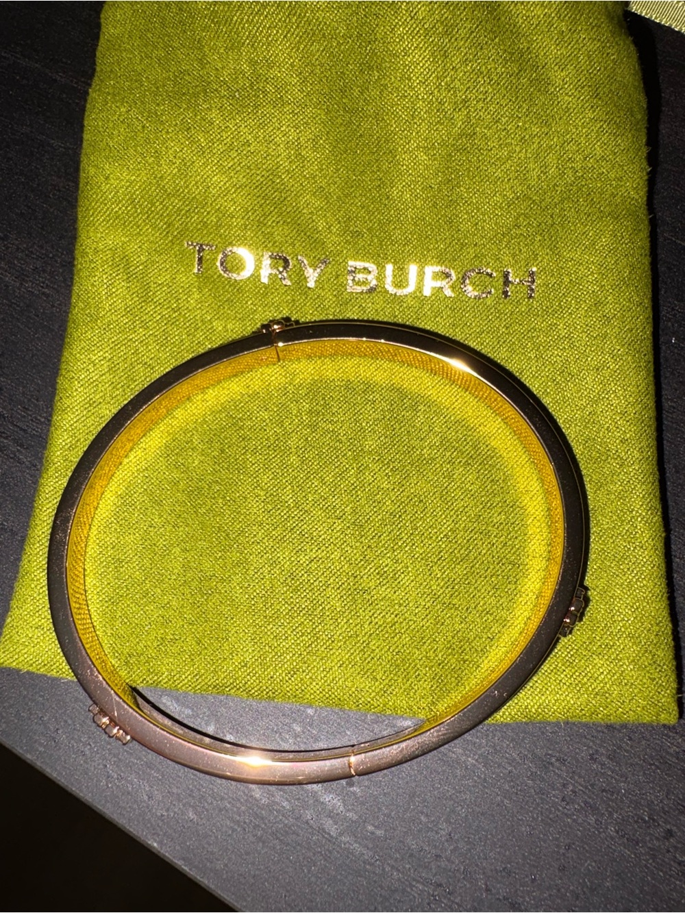 Tory Burch Gold Bangle Bracelet
